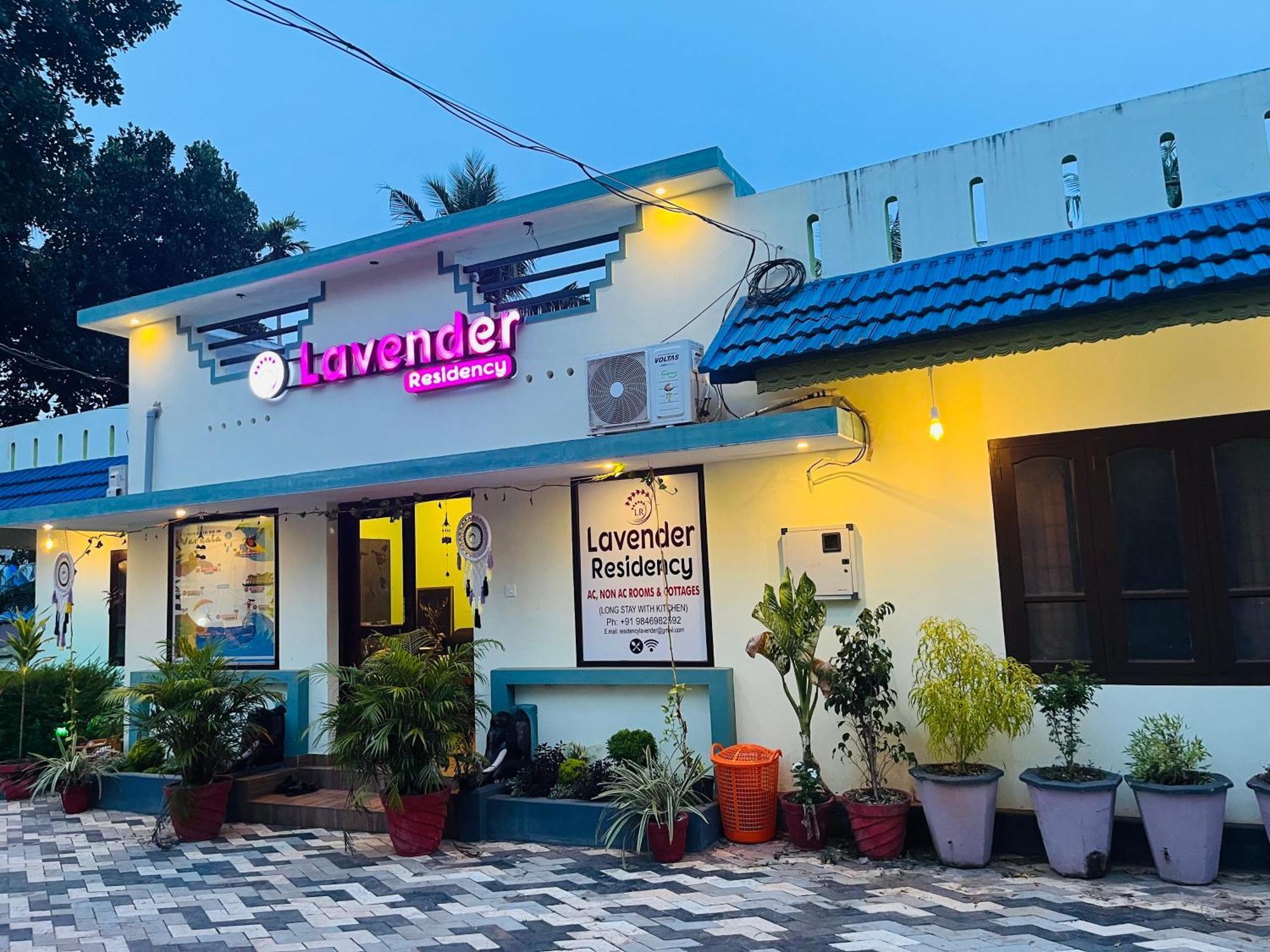 Lavender Residency Bed and Breakfast Varkala Eksteriør billede