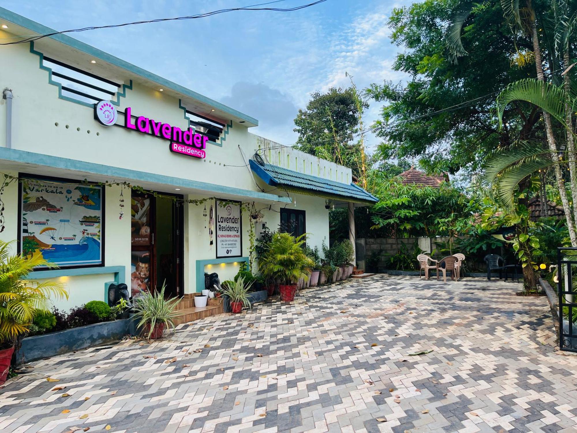 Lavender Residency Bed and Breakfast Varkala Eksteriør billede